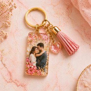 Resin Photo Keychain