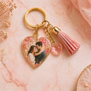 Resin Photo Keychain