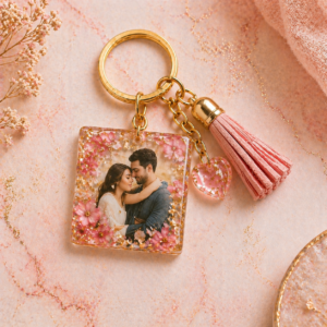 Resin Photo Keychain