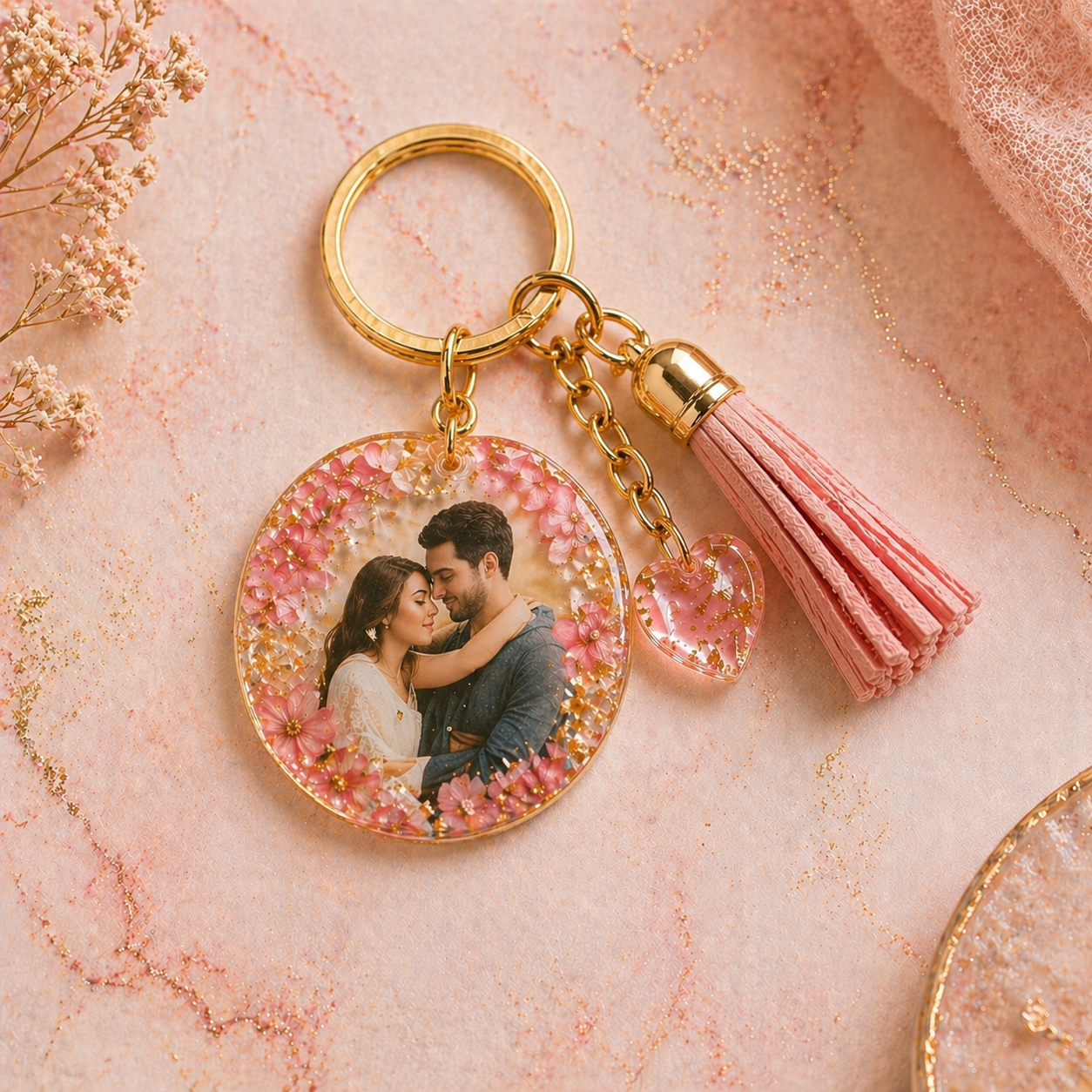 Resin Photo Keychain